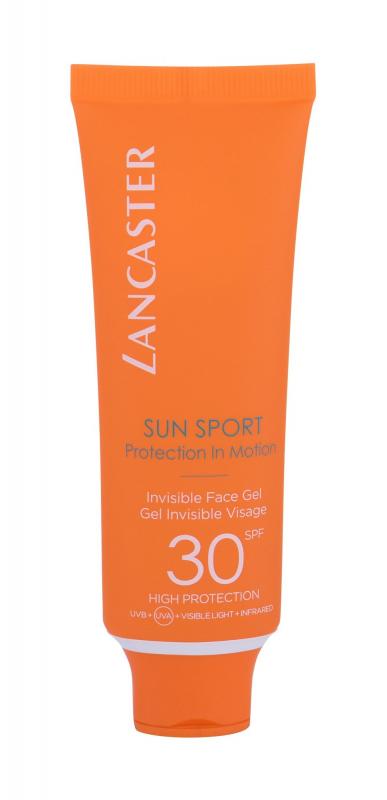 Lancaster Sun Sport Invisible Face Gel (U) 50ml, Opaľovací prípravok na tvár SPF30