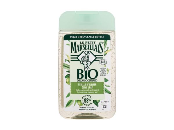 Le Petit Marseillais Bio Organic Certified Olive Leaf Refreshing Shower Gel (U) 250ml, Sprchovací gél
