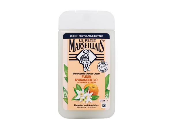 Le Petit Marseillais Extra Gentle Shower Cream Organic Orange Blossom (U) 250ml, Sprchovací krém