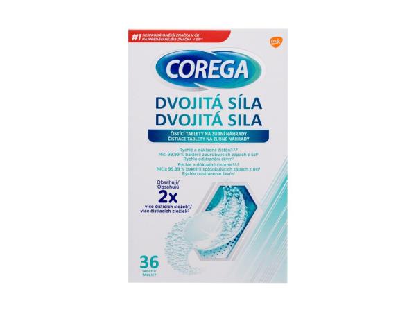 Corega Tabs Double Strength (U) 36ks, Čistiace tablety a roztoky