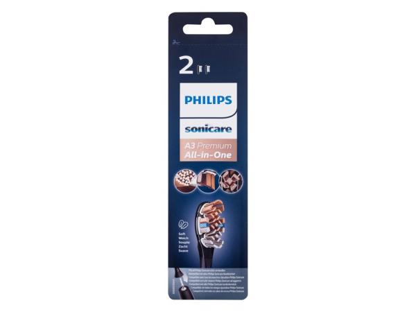 Philips Sonicare A3 premium All-in-One (U) 2ks, Náhradná hlavica HX9092/11 Black