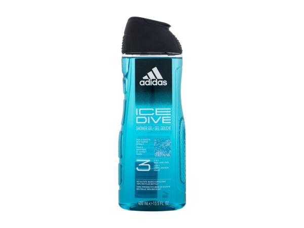 Adidas Ice Dive Shower Gel 3-In-1 (M) 400ml, Sprchovací gél