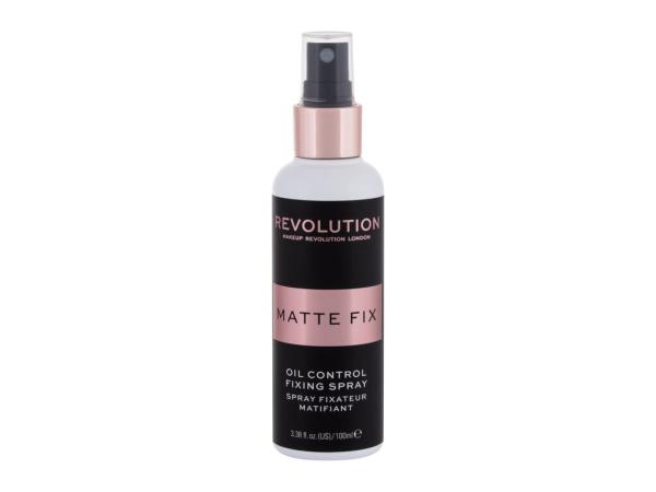 Makeup Revolution Lo Matte Fix Oil Control Spray (W) 100ml, Fixátor make-upu