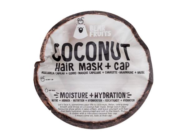 Bear Fruits Coconut Hair Mask + Cap (W) 20ml, Maska na vlasy