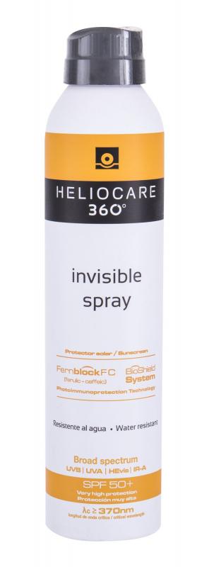 Heliocare 360 Invisible (U) 200ml, Opaľovací prípravok na telo SPF50+