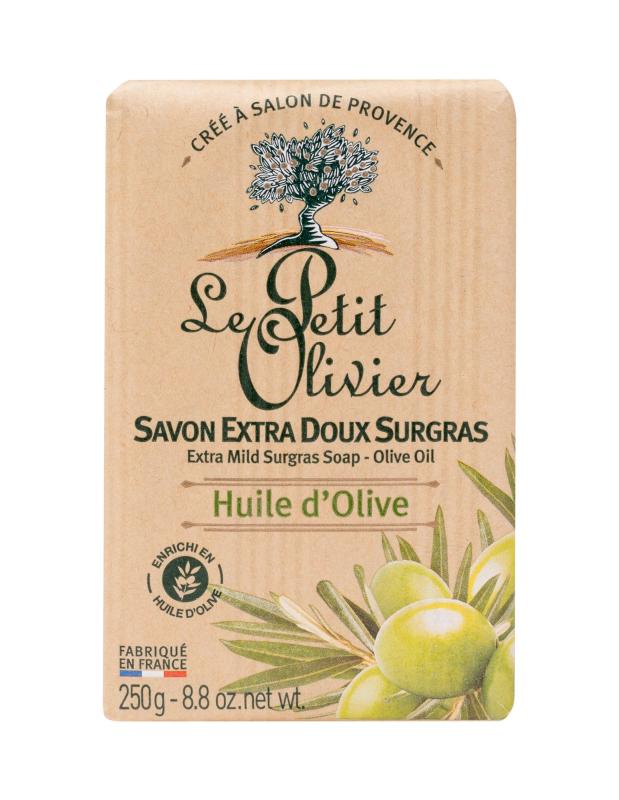 Le Petit Olivier Olive Oil Extra Mild Surgras Soap (W) 250g, Tuhé mydlo