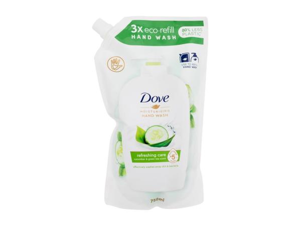 Dove Refreshing Cucumber & Green Tea (W) 750ml, Tekuté mydlo Náplň