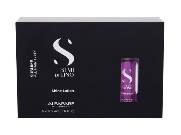 ALFAPARF MILANO Semi Di Lino Sublime Shine Lotion (W) 12x13ml, Pre lesk vlasov