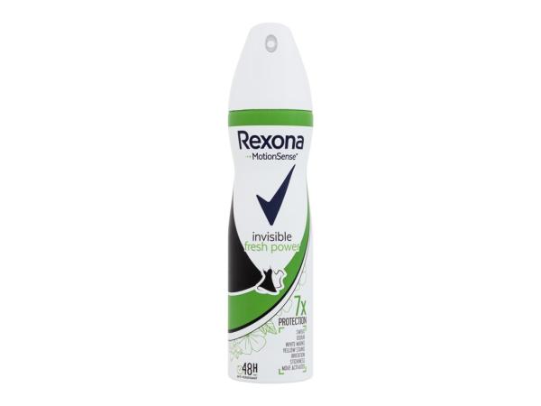 Rexona MotionSense Invisible Fresh Power (W) 150ml, Antiperspirant 48H