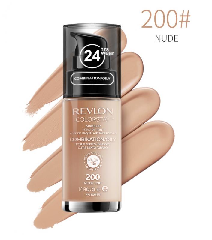 Revlon Colorstay Combination Oily Skin 200 Nude (W) 30ml, Make-up SPF15