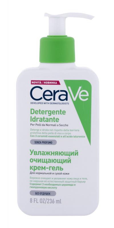CeraVe Facial Cleansers Hydrating (W) 236ml, Čistiaca emulzia