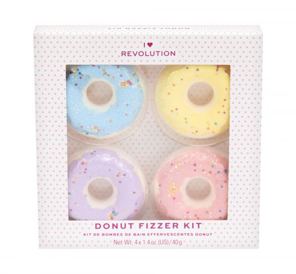 I Heart Revolution Donut Blueberry (W) 40g, Bomba do kúpeľa Kit