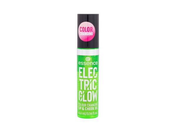 Essence Electric Glow Colour Changing Lip & Cheek Oil (W) 4,4ml, Olej na pery