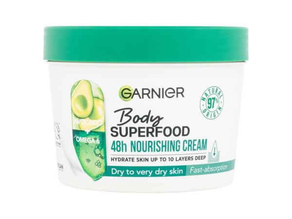 Garnier Body Superfood 48h Nourishing Cream (W) 380ml, Telový krém Avocado Oil + Omega 6
