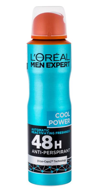 L'Oréal Paris Men Expert Cool Power (M) 150ml, Antiperspirant 48H