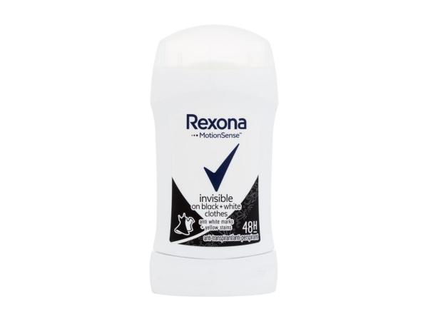 Rexona MotionSense Invisible Black + White (W) 40ml, Antiperspirant