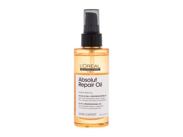L'Oréal Professionne Absolut Repair 10-In-1 Professional Oil (W) 90ml, Olej na vlasy