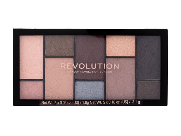 Makeup Revolution Lo Reloaded Dimension Eyeshadow Palette Impulse Smoked (W) 24,5g, Očný tieň
