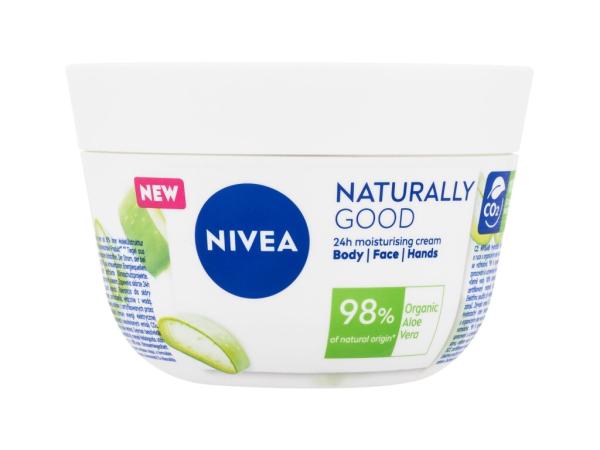 Nivea Naturally Good Organic Aloe Vera (W) 200ml, Telový krém Body Face Hands