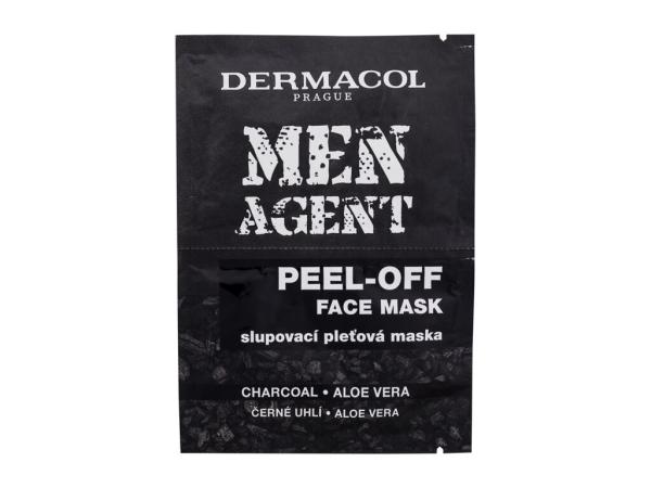 Dermacol Men Agent Peel-Off Face Mask (M) 2x7,5ml, Pleťová maska