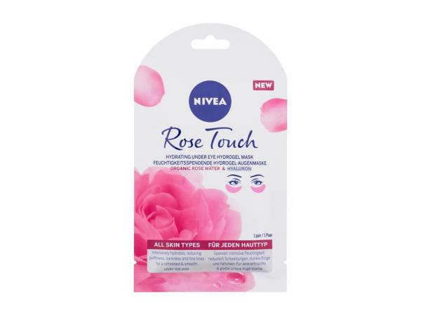Nivea Rose Touch Hydrating Under Eye Hydrogel Mask (W) 1ks, Maska na oči