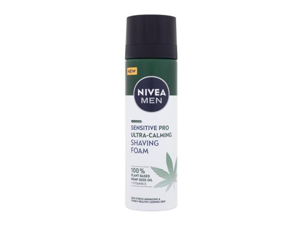 Nivea Men Sensitive Pro Ultra-Calming Shaving Foam (M) 200ml, Pena na holenie