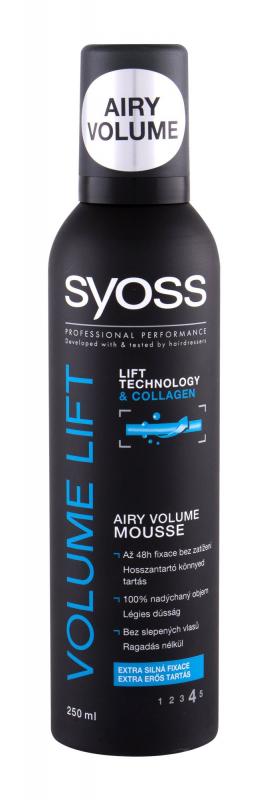 Syoss Volume Lift Mousse (W) 250ml, Tužidlo na vlasy