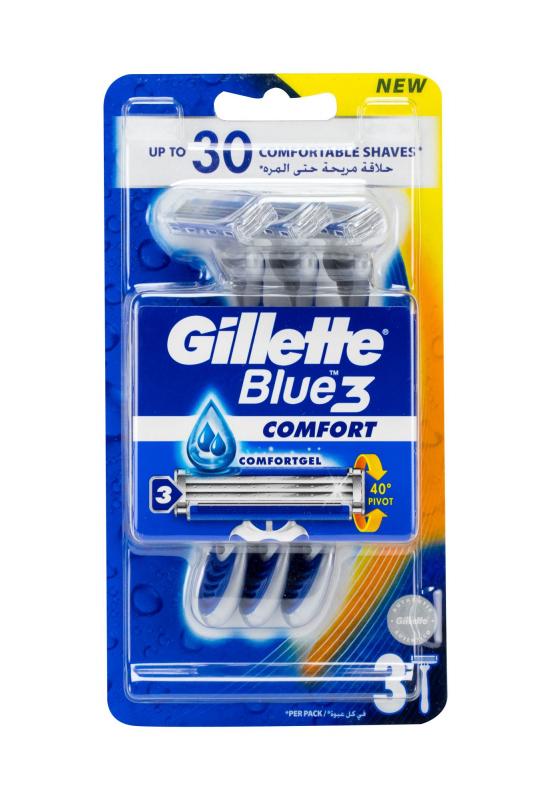 Gillette Blue3 Comfort (M) 3ks, Holiaci strojček