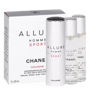 Chanel Allure Homme Sport Cologne (M) 3x20ml, Kolínska voda Twist and Spray