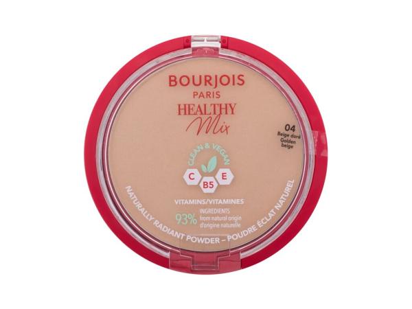 BOURJOIS Paris Healthy Mix Clean & Vegan Naturally Radiant Powder 04 Golden Beige (W) 10g, Púder