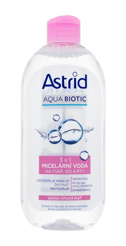 Astrid Aqua Biotic 3in1 Micellar Water (W) 400ml, Micelárna voda Dry/Sensitive Skin
