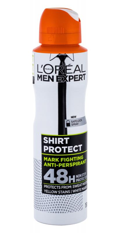 L'Oréal Paris Men Expert Shirt Protect (M) 150ml, Antiperspirant 48H
