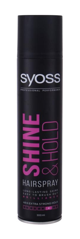 Syoss Shine & Hold (W) 300ml, Lak na vlasy