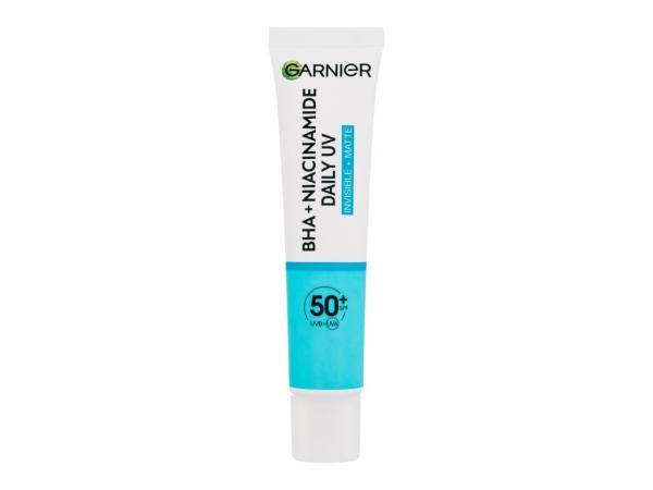 Garnier Pure Active BHA + Niacinamide Daily UV Anti-Imperfection Fluid (U) 40ml, Denný pleťový krém SPF50+