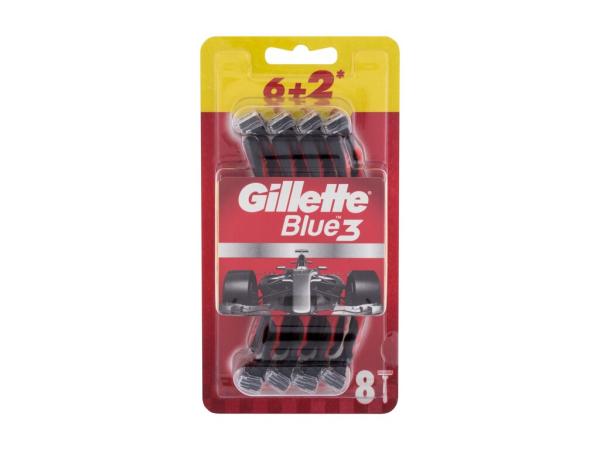 Gillette Blue3 (M) 8ks, Holiaci strojček Red