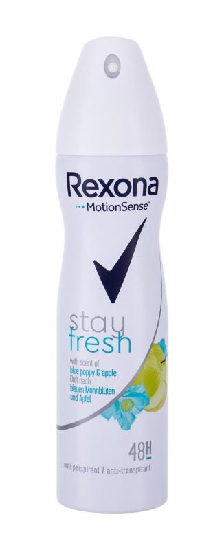 Rexona MotionSense Stay Fresh (W) 150ml, Antiperspirant Blue Poppy & Apple