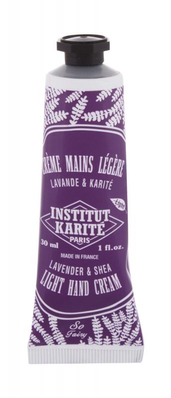 Institut Karité Light Hand Cream Lavender & Shea (W) 30ml, Krém na ruky