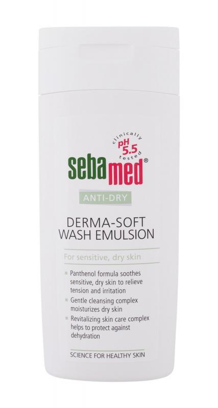 SebaMed Anti-Dry Derma-Soft Wash Emulsion (W) 200ml, Sprchovací gél