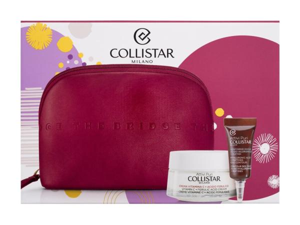 Collistar Pure Actives Vitamin C + Ferulic Acid Cream (W) 50ml, Denný pleťový krém Gift Set 2