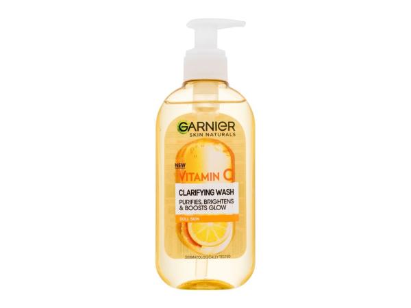 Garnier Skin Naturals Vitamin C Clarifying Wash (W) 200ml, Čistiaci gél