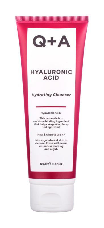 Q+A Hyaluronic Acid Hydrating Cleanser (W) 125ml, Čistiaci gél