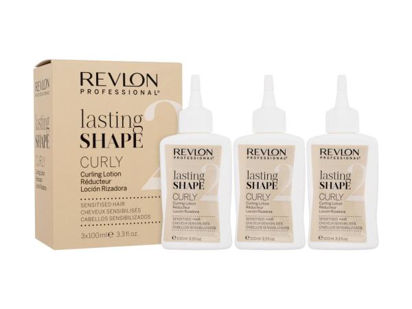 Revlon Professional Lasting Shape Curly Curling Lotion (W) 3x100ml, Pre podporu vĺn Sensitised Hair 2