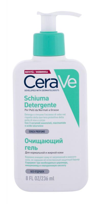 CeraVe Facial Cleansers Foaming Cleanser (W) 236ml, Čistiaci gél