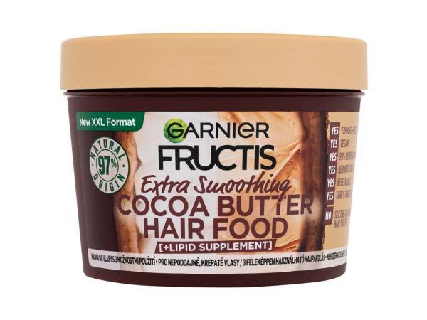 Garnier Fructis Hair Food Cocoa Butter Extra Smoothing Mask (W) 400ml, Maska na vlasy