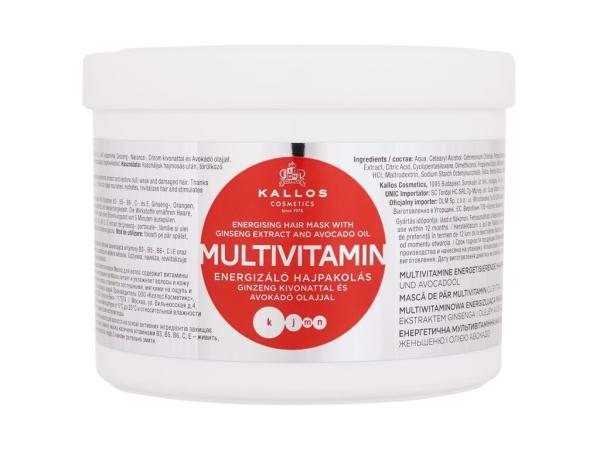 Kallos Cosmetics Multivitamin (W) 500ml, Maska na vlasy