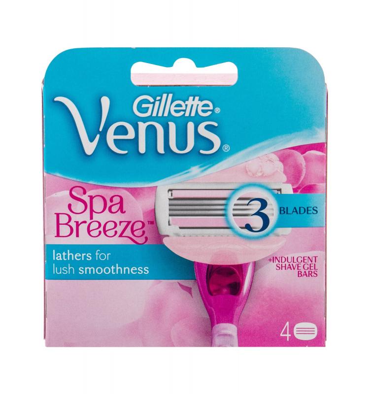 Gillette Venus ComfortGlide (W) 4ks, Náhradné ostrie Spa Breeze