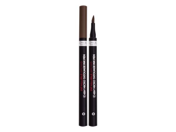 L'Oréal Paris Infaillible Brows 48H Micro Tatouage Ink Pen 5.0 Light Brunette (W) 1g, Ceruzka na obočie