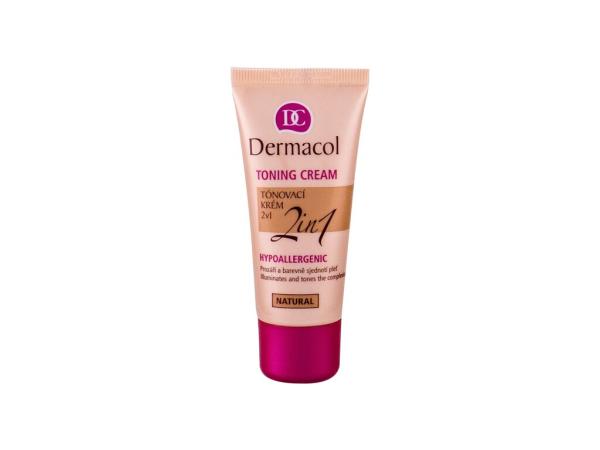 Dermacol Toning Cream 2in1 Natural (W) 30ml, BB krém