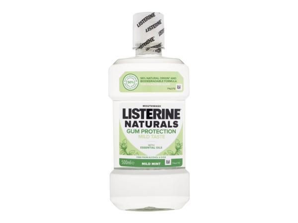 Listerine Naturals Gum Protection Mild Taste Mouthwash (U) 500ml, Ústna voda