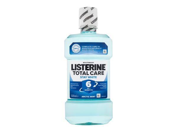 Listerine Total Care Stay White Mouthwash (U) 500ml, Ústna voda 6 in 1